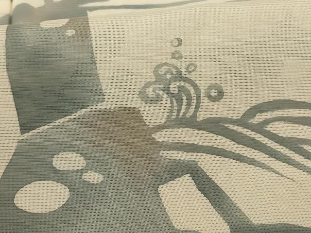  平和屋着物＊夏物 訪問着 絽 立波風景文 正絹 jd 訪問着 付け下げ 着物