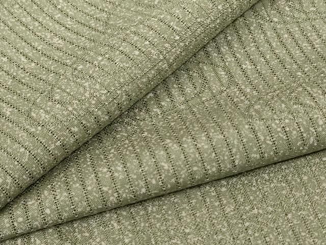 平和屋着物＊夏物 小紋 縦絽 流水文 正絹 jd