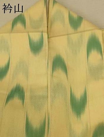  平和屋着物＊夏物 明石ちぢみ 壺垂れ文 証紙付き 正絹 jd 紬 着物