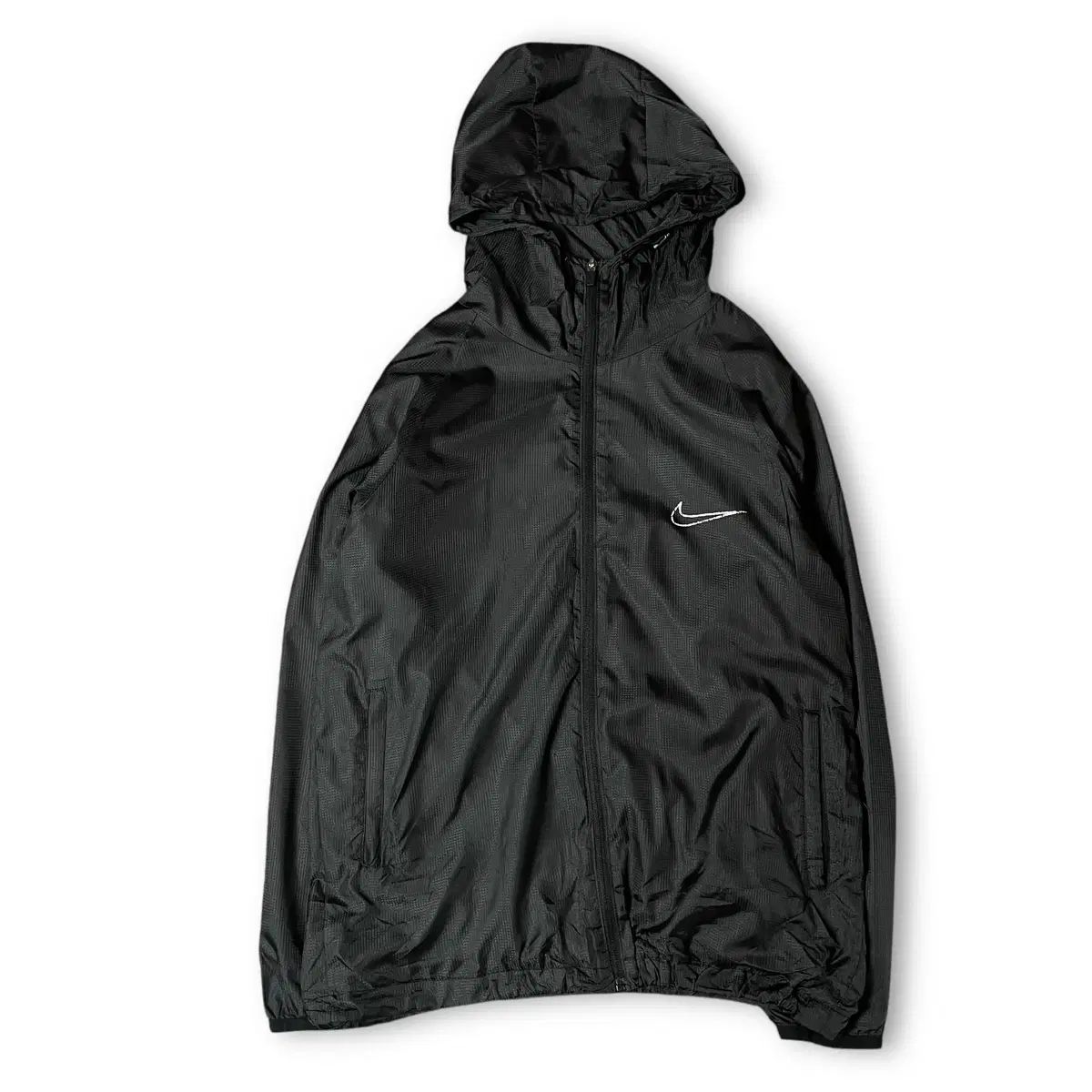 ナイキ ブラック スウッシュ ウィンドブレーカー XL - メルカリ