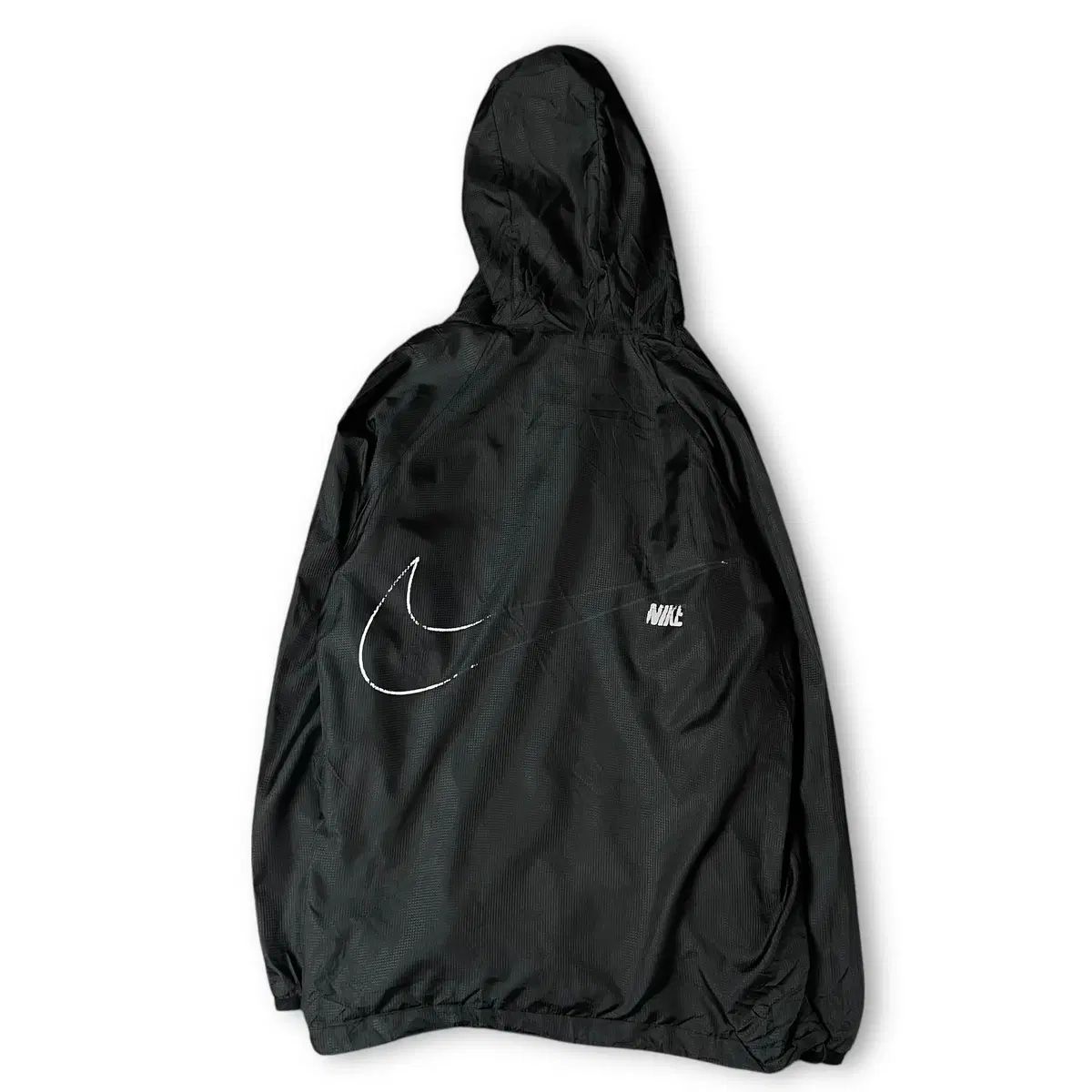 ナイキ ブラック スウッシュ ウィンドブレーカー XL - メルカリ
