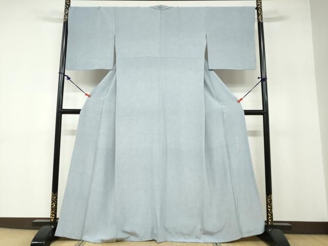 平和屋着物○江戸小紋 藤崎邦夫 雪輪文 鮫小紋柄 正絹 逸品 DABB0366ud