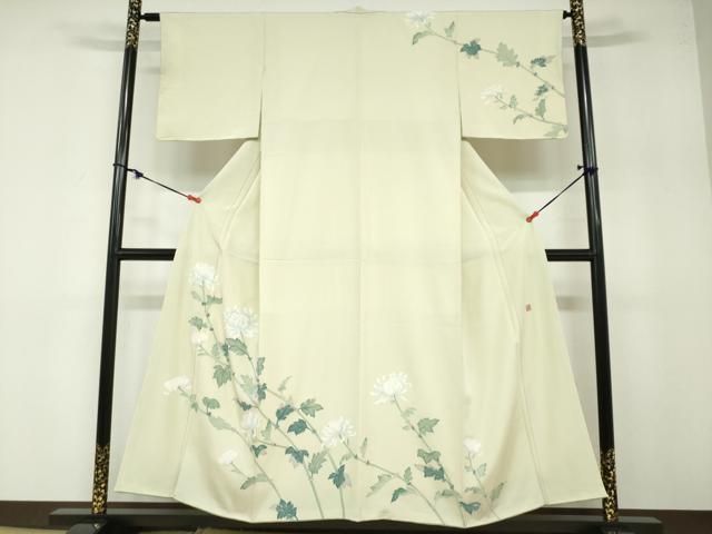 平和屋着物●訪問着 友禅 作家物 乱菊 正絹 ♥ ud