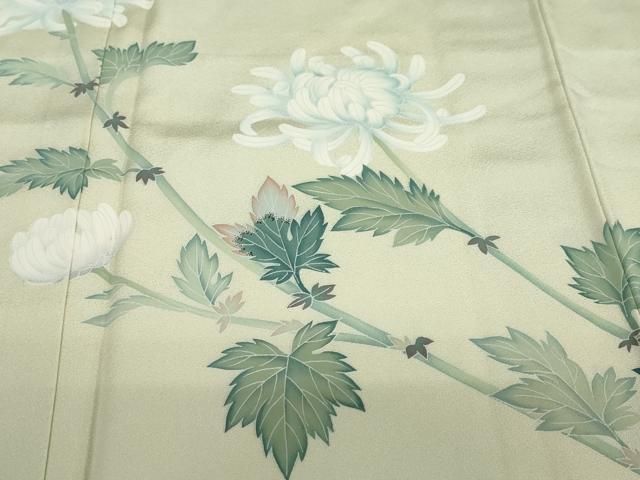  平和屋着物●訪問着 友禅 作家物 乱菊 正絹 ♥ ud 訪問着 付け下げ 着物