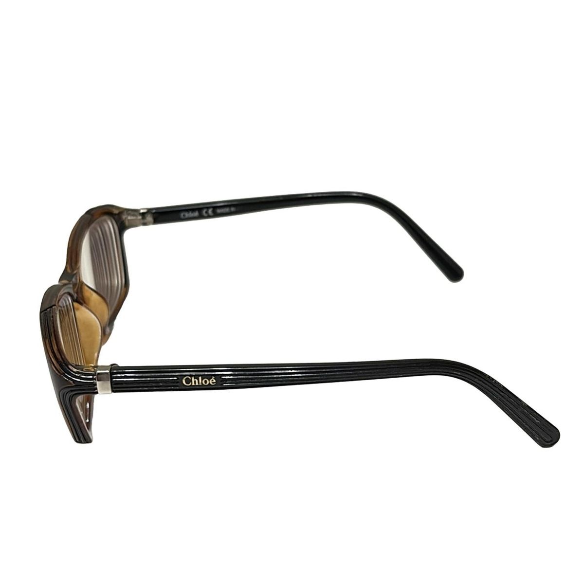 Chloe クロエ メガネ - CE 2649 ダークブラウン×クリア 度入り