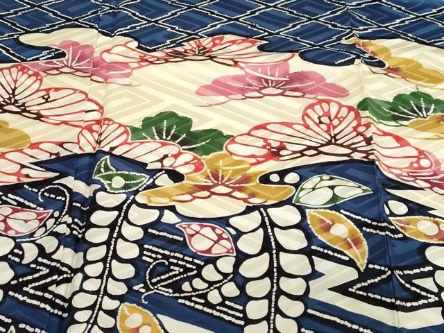 平和屋着物●訪問着 紅型