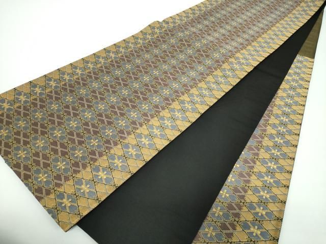 平和屋着物○六通柄袋帯 花菱文 金糸 正絹 逸品 DABB4196ps - メルカリ