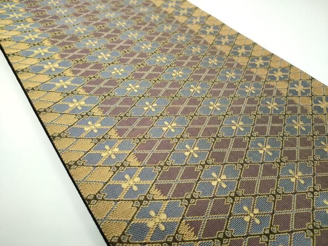 平和屋着物○六通柄袋帯 花菱文 金糸 正絹 逸品 DABB4196ps - メルカリ