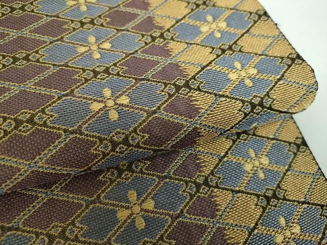 平和屋着物○六通柄袋帯 花菱文 金糸 正絹 逸品 DABB4196ps - メルカリ