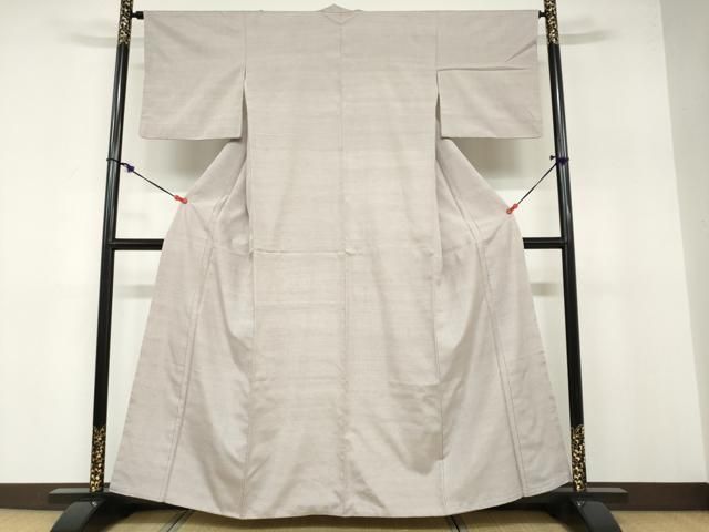 平和屋着物○結城紬 潤色 工芸染織小いけ謹製 正絹 逸品 DABB0383ud