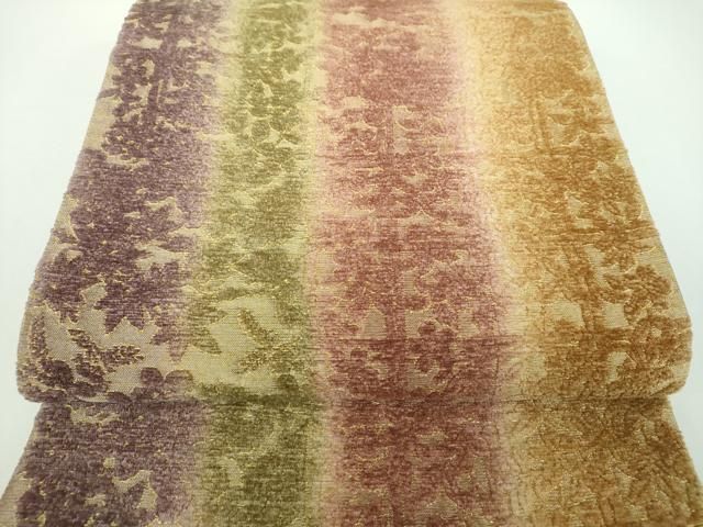 平和屋着物●六通柄袋帯 シルクモール織