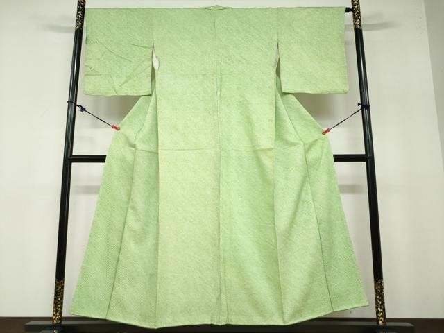 平和屋着物●大変加工の良い総絞り小紋 正絹 ud