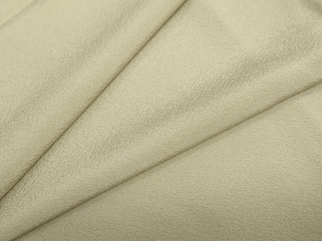 平和屋着物●上質な色無地 榛色 正絹 ud