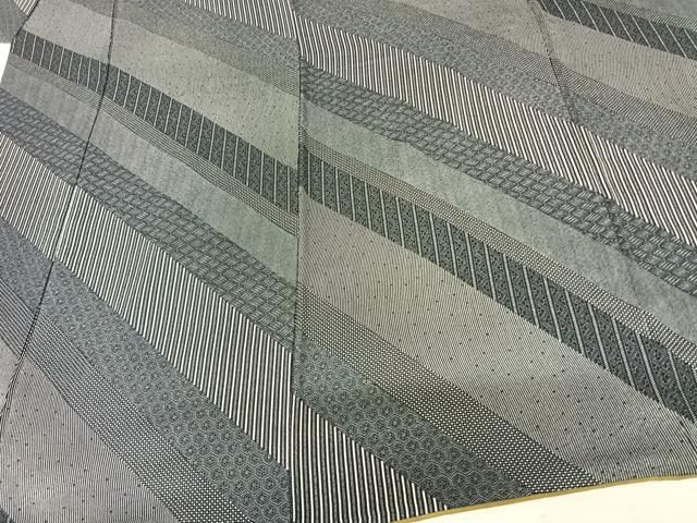 平和屋着物●江戸小紋 斜縞