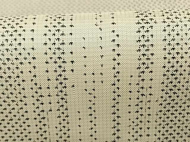 平和屋着物○本場大島紬 白大島 カタス7マルキ 霞文 正絹 逸品