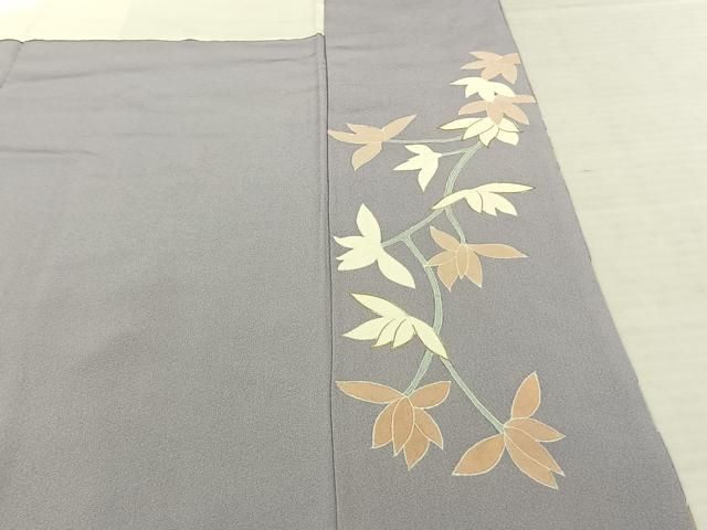  平和屋着物●訪問着 友禅 枝花文 金彩 正絹 fy 訪問着 付け下げ 着物