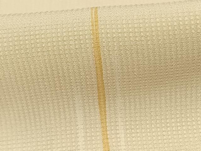  平和屋着物●上質な小紋 縞 ロング丈 正絹 fy 小紋 着物