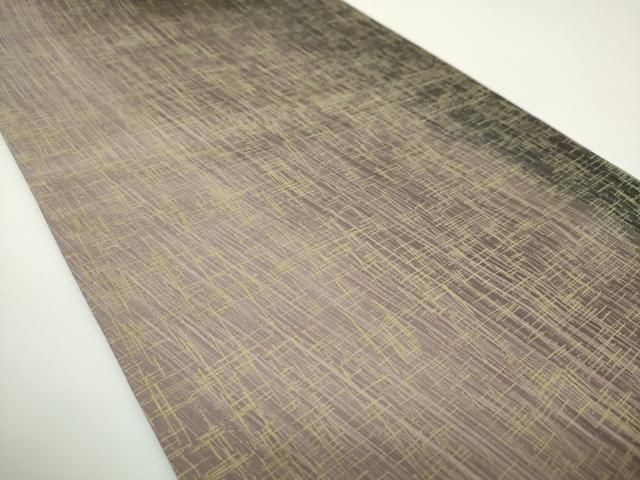 平和屋着物○両面 全通柄袋帯 大江山 鬼紬 変わり花間道 銀彩 証紙付き