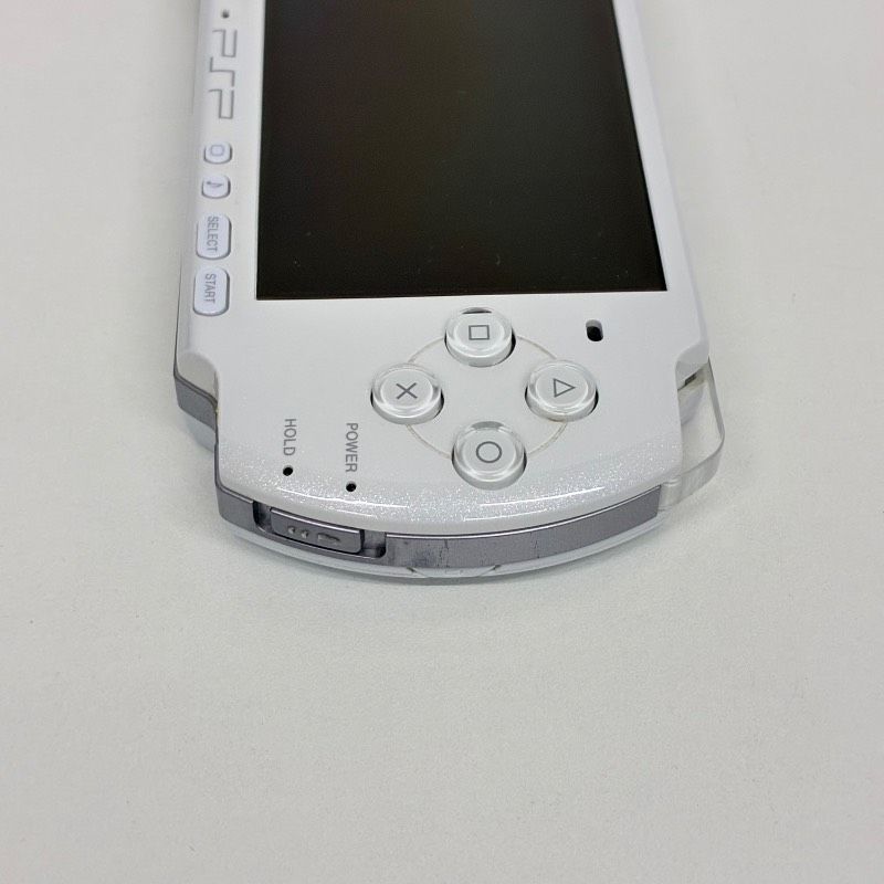  初期化済 動作品 SONY PlayStation Portable PEARL WHITE PSP 3000 ソニー プレイステーションポータブル ピーエスピー パールホワイト ゲーム機 本体 き 0107 本体(PSP) プレイステーションポータブル(PSP)