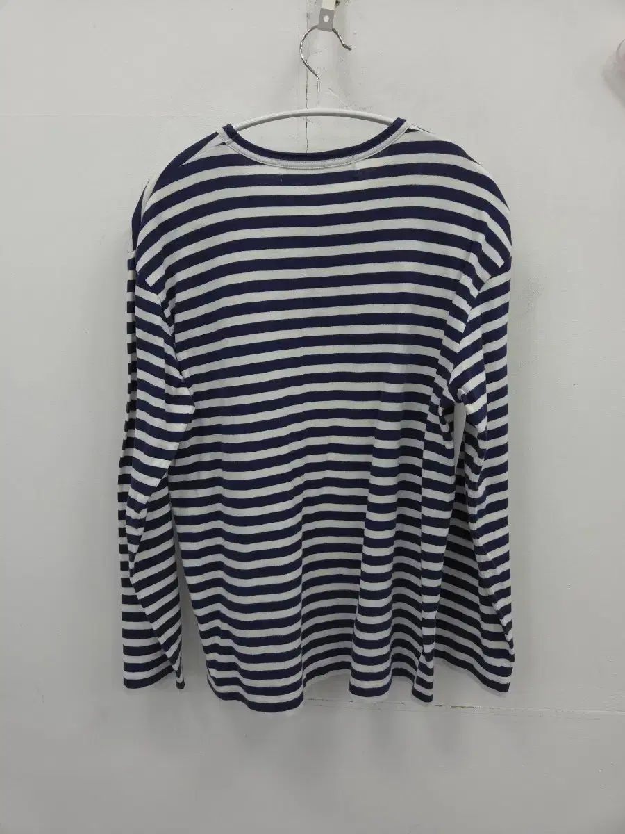 XL コム・デ・ギャルソン ストライプ 長袖Tシャツ ハートパッチ - メルカリ