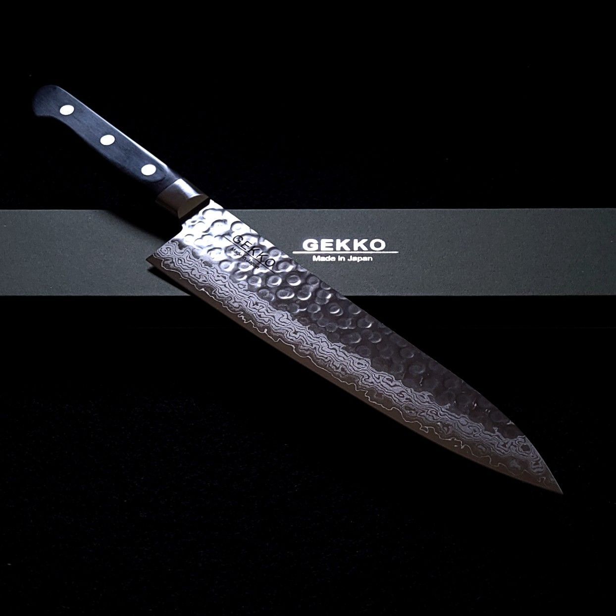 VG 10 ダマスカス 牛刀包丁210 mm G 1754 E 日本製 GEKKO 月光作