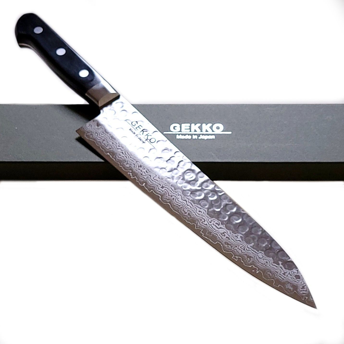 VG10 ダマスカス 牛刀包丁210mm G1754E 日本製 月光作 - メルカリ