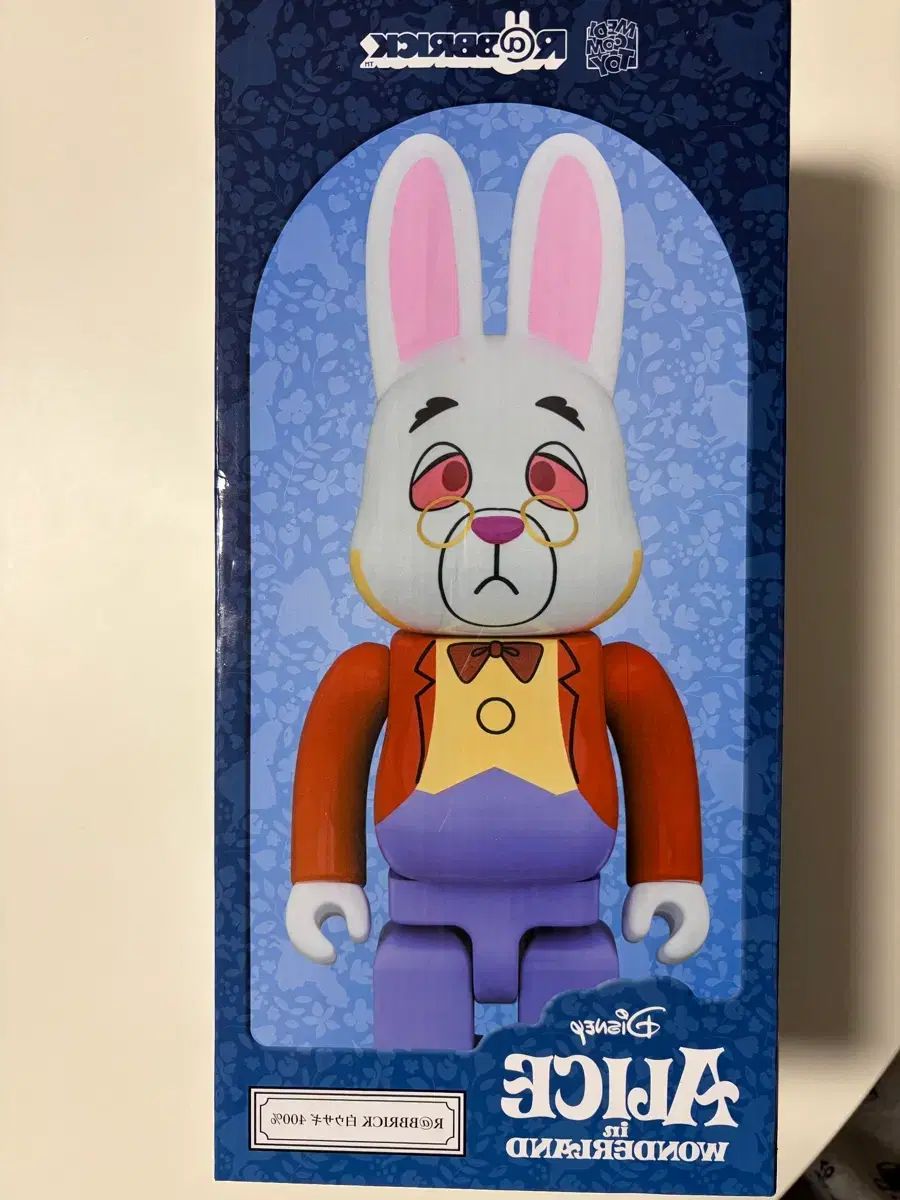 BE@RBRICK ディズニー 「不思議の国のアリス」 ホワイト・ラビット 400