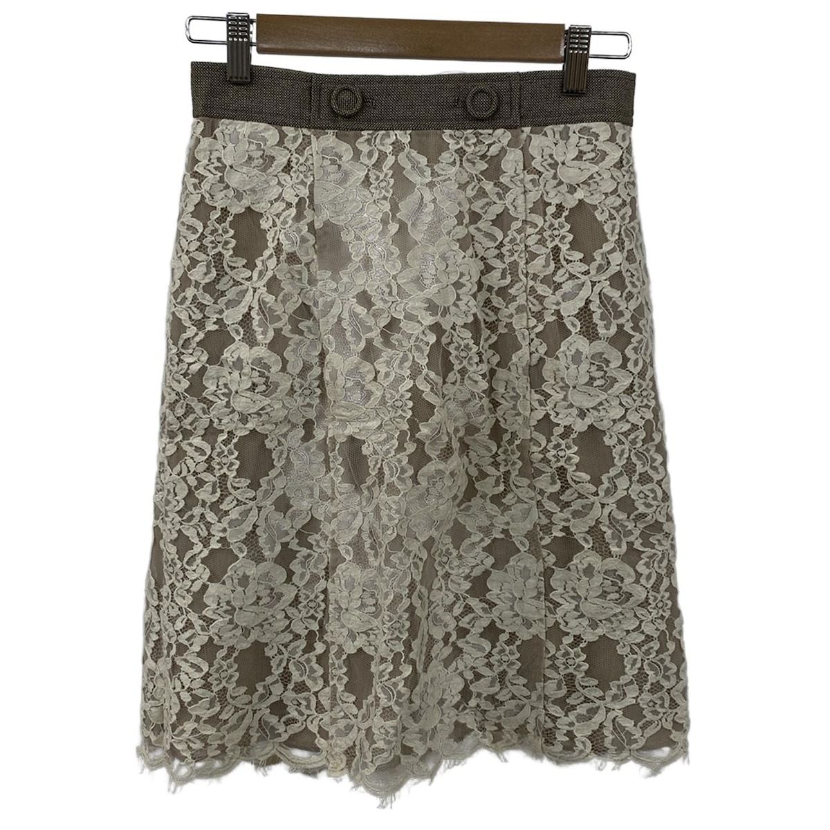 EPOCA エポカ スカート 38 ブラック/ベージュ レディース EPOCA(エポカ) スカート サイズ38 M レディース美品 - ベージュ