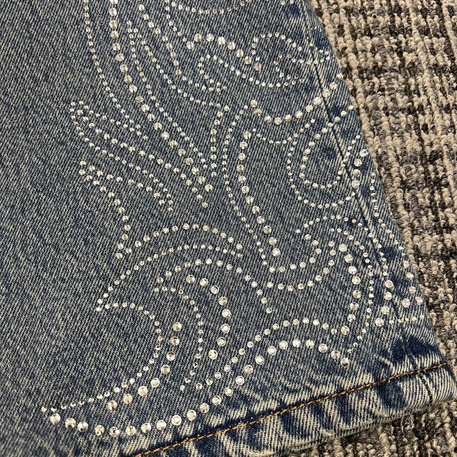  正規 参考上代26400円 Levi s × Beyonce 501 90 Jeans ジーンズ デニムパンツ ストーンデザインデニムパンツ リーバイス ビヨンセ コラボ A 1959-0112 インディゴ W 27 L 30 832 1 その他 デニム ジーンズ