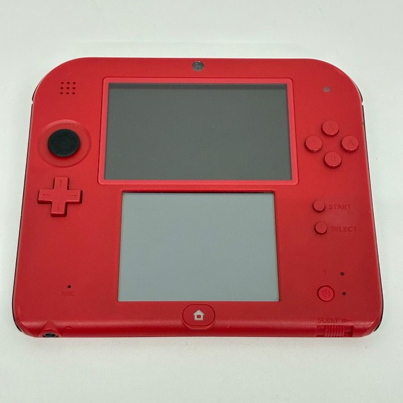 初期化済 動作品 Nintendo 2 DS RED FTR 001 任天堂 ニンテンドー レッド ゲーム機 本体 3500 0107