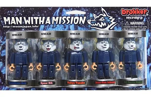 新品未開封 MAN WITH A MISSION brokker 中古】フィギュア brokker(5体セット) MAN WITH A MISSION - メルカリ