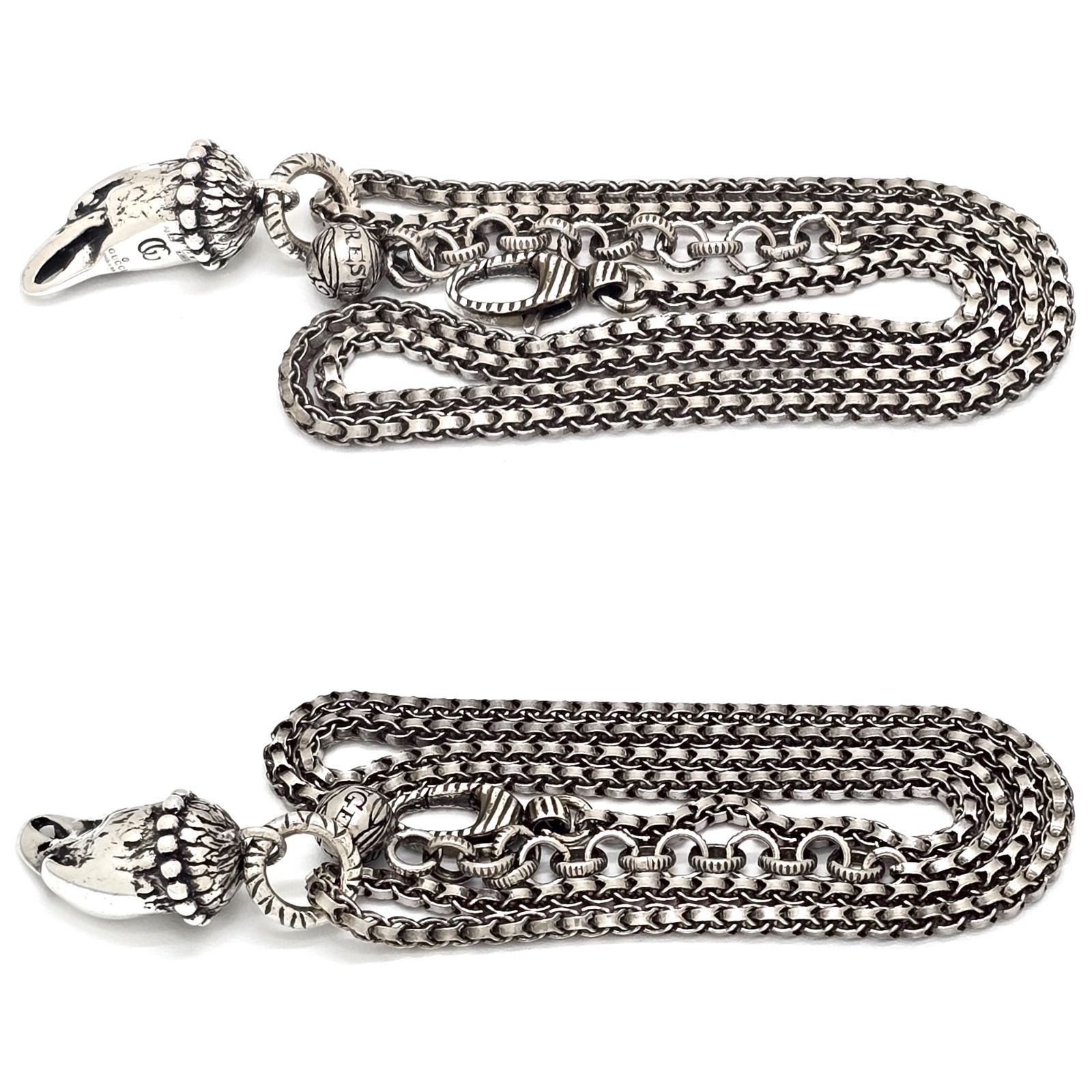 グッチ アンガーフォレスト イーグルヘッド SV925 ネックレス グッチ アンガーフォレスト イーグルヘッド SV925 ネックレス グッチ