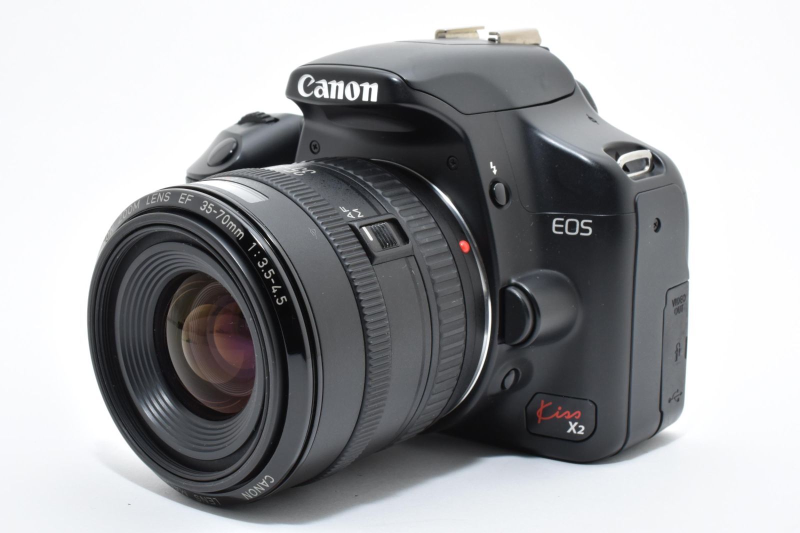 上級 Canon キヤノン Eos Kiss X 2 EF 35-70 mm レンズセット シャッター数1270回