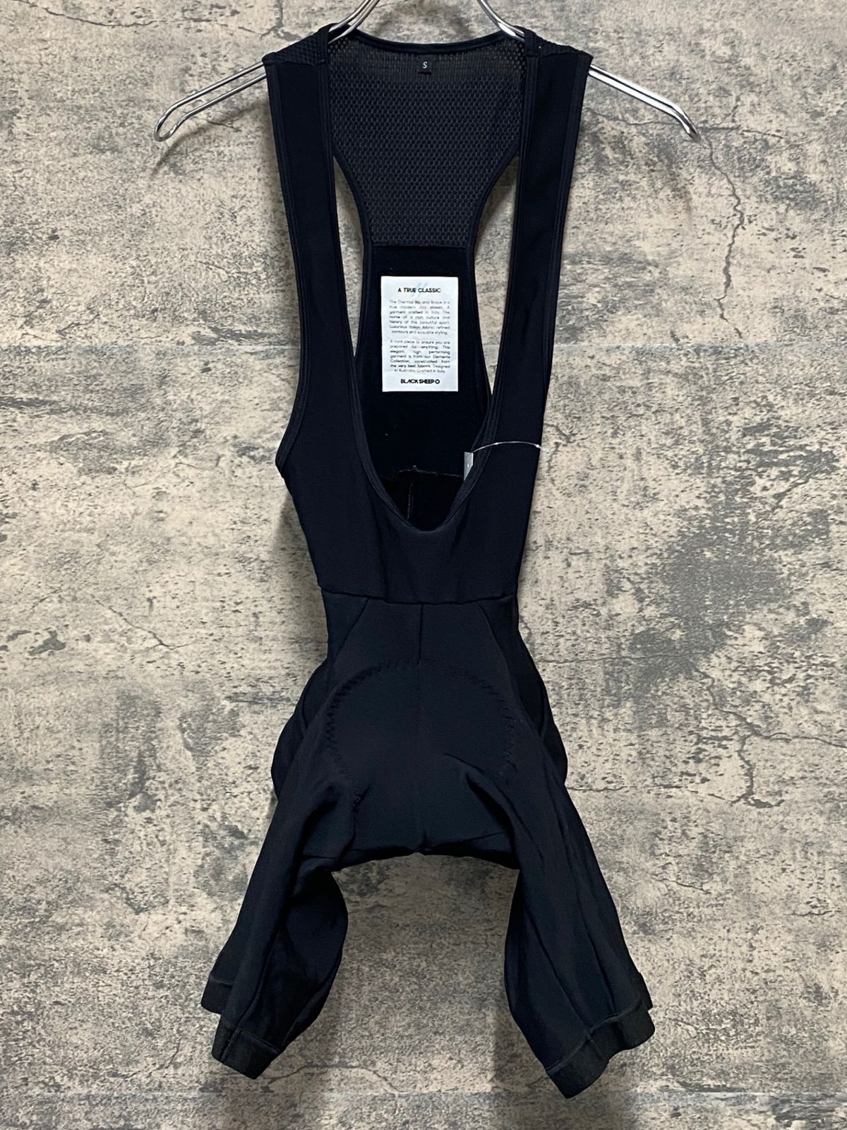 JS645 ブラックシープ BLACK SHEEP ビブショーツ 黒 S 裏起毛 - メルカリ