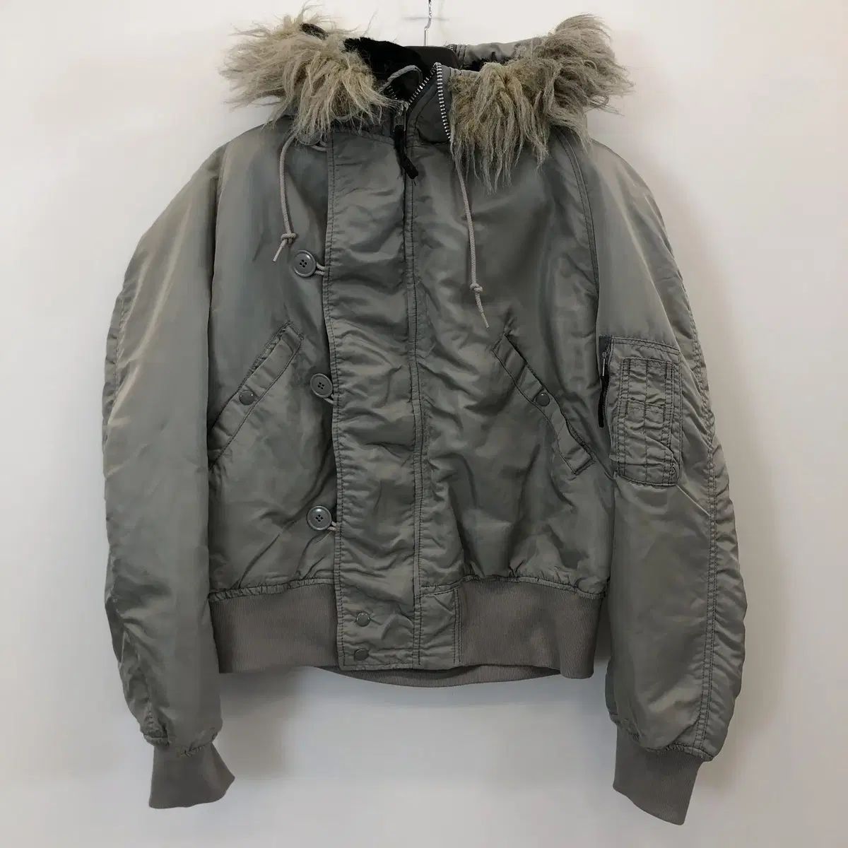 80s USA アルファ インダストリーズ N2B アウター L (アイディル