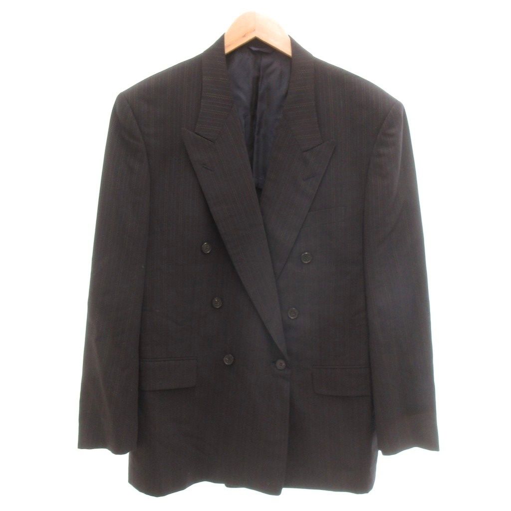 【クリスチャンディオール】テーラードジャケット ダブル　黒　水玉　9 クリスチャンディオール】テーラードジャケット ダブル 黒 水玉 9 楽天