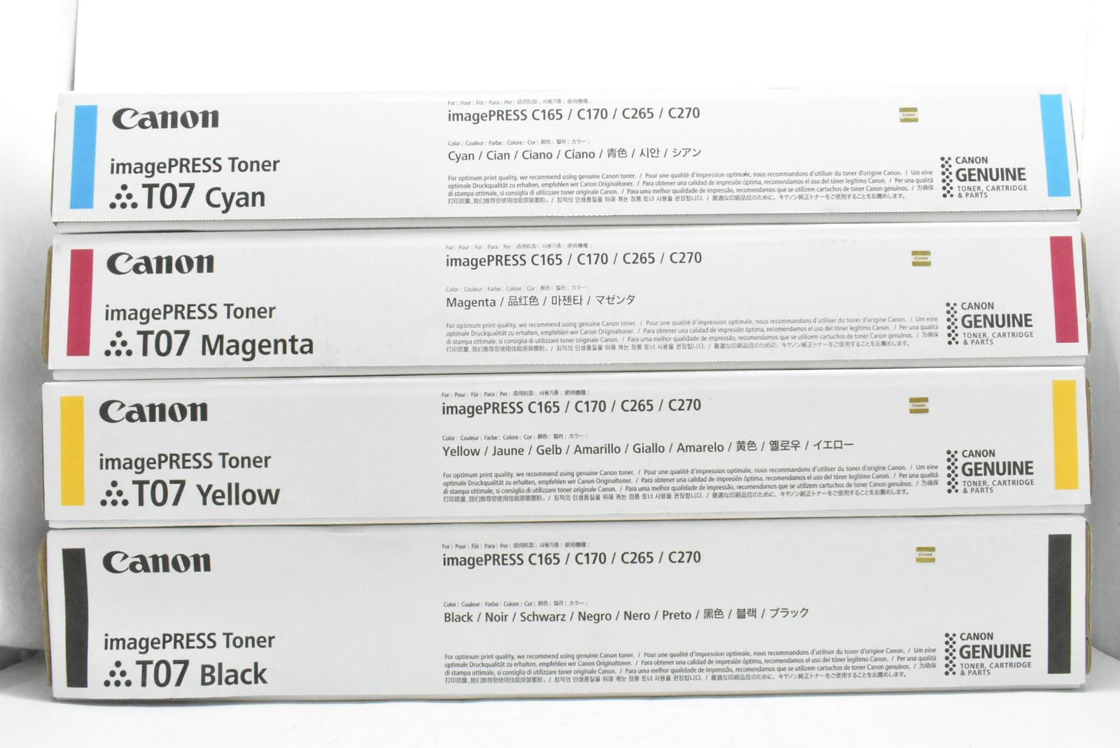 ♥ CANON トナー T 07 シアン マゼンタ イエロー ブラック キャノン -D-N 32-byebye