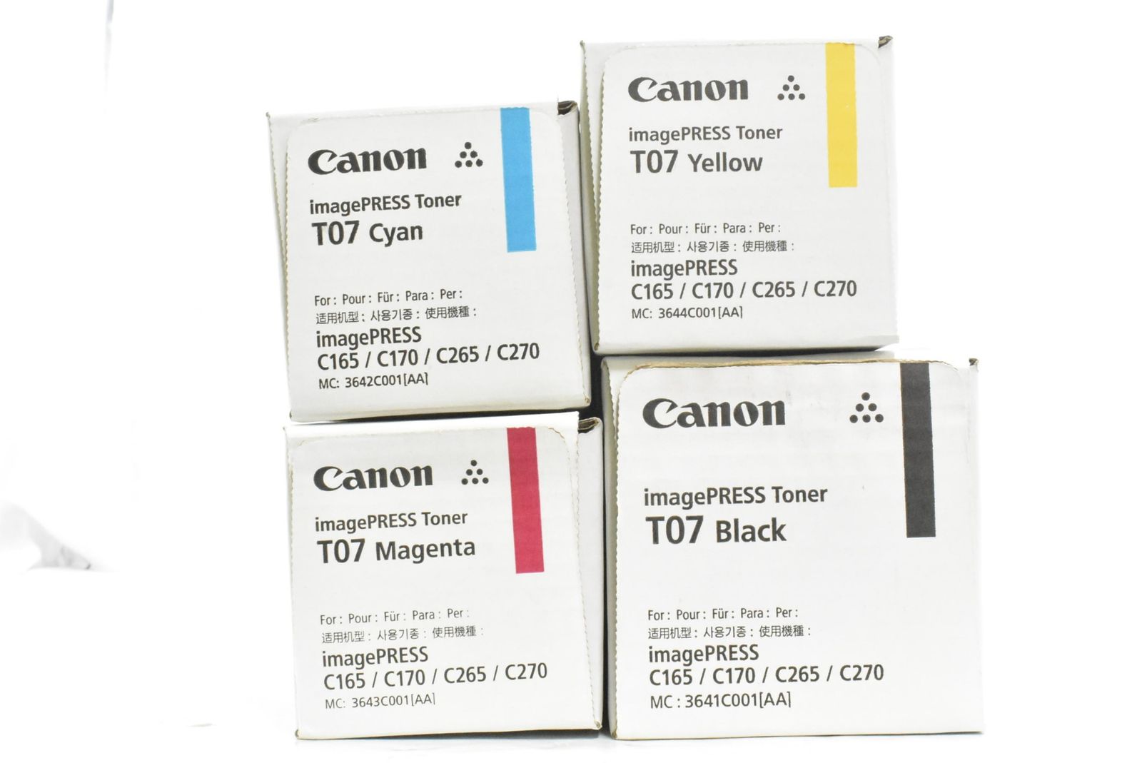 ♥ CANON トナー T 07 シアン マゼンタ イエロー ブラック キャノン -D-N 32-byebye