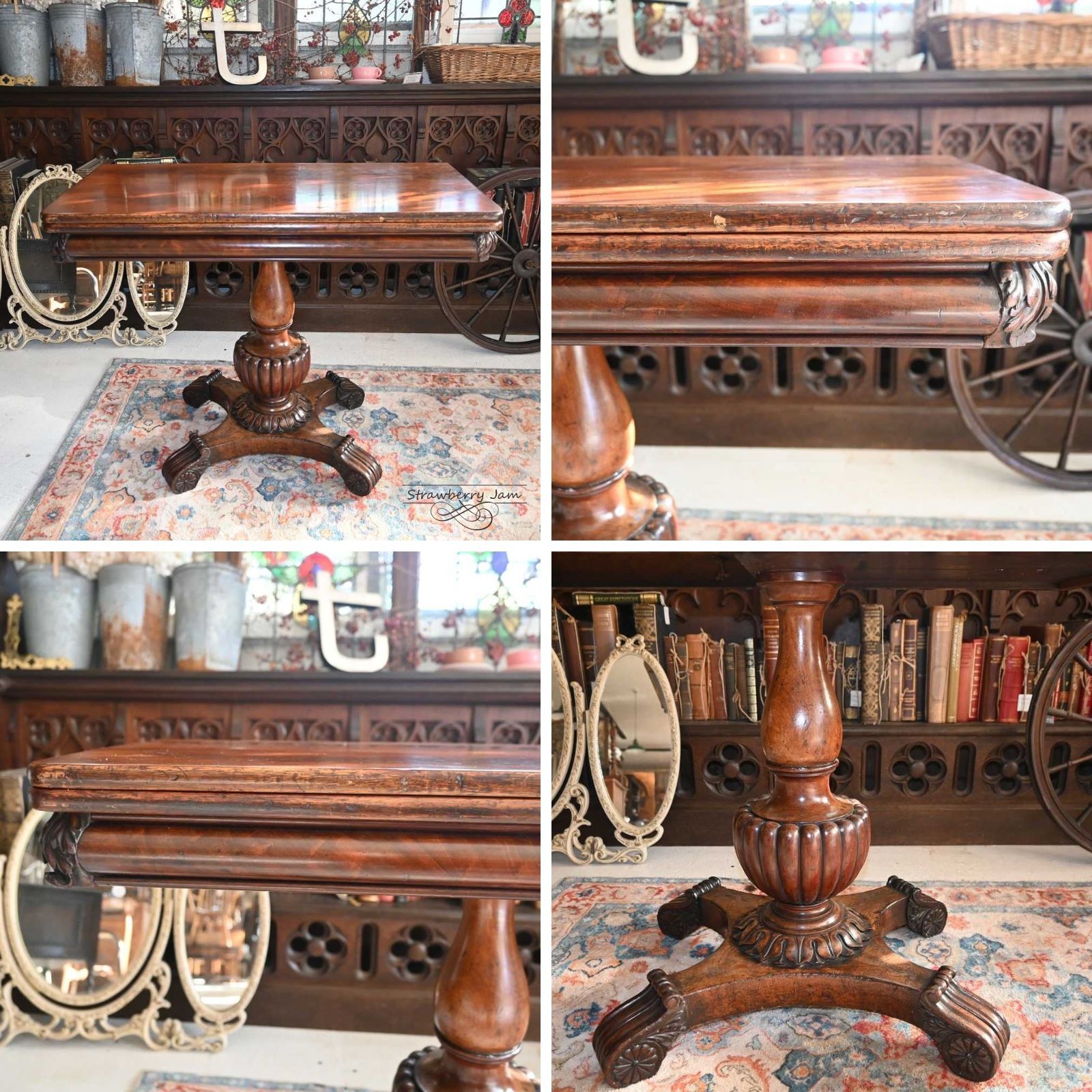 L3705-220 英国アンティーク ヴィクトリアン ゲームテーブル テーブル L3705-220 英国アンティーク ヴィクトリアン ゲームテーブル テーブル