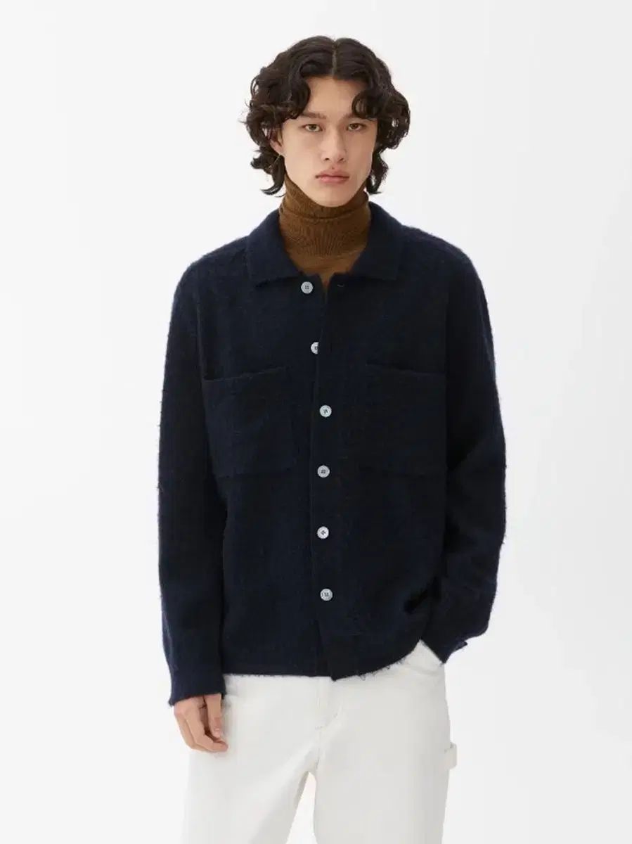 ARKET ウールシャツ カーディガン mサイズ