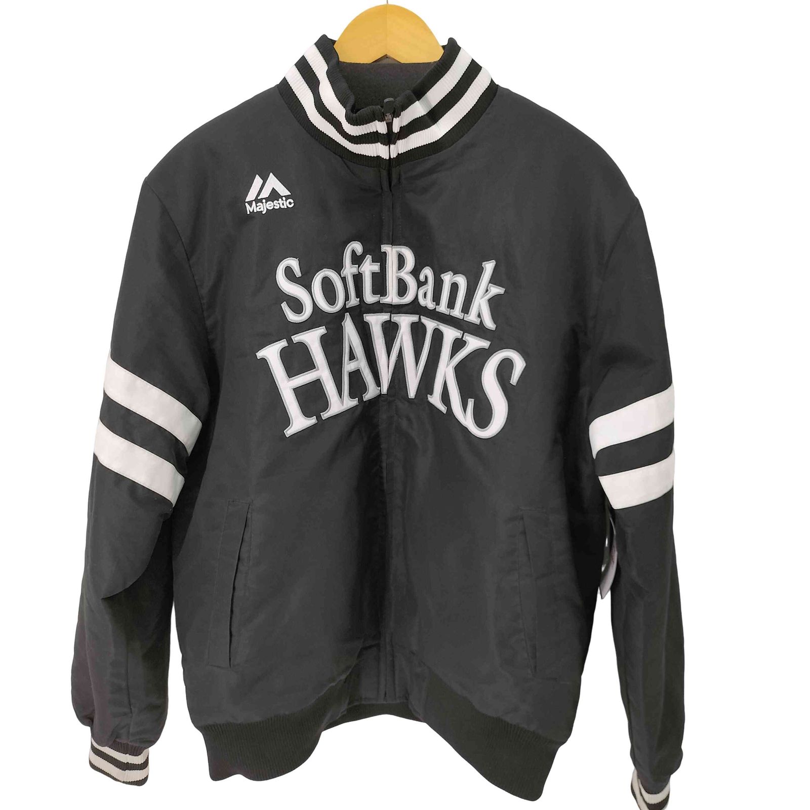 マジェスティック MAJESTIC 刺繍 ロゴワッペン スタジャン メンズ JPN