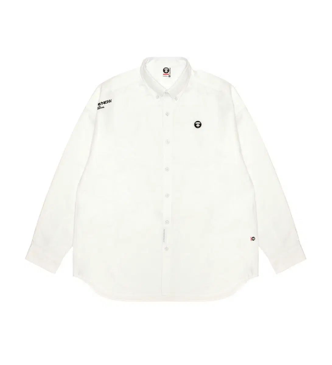 エープ ナウ ロング スリーブ シャツ 白 L