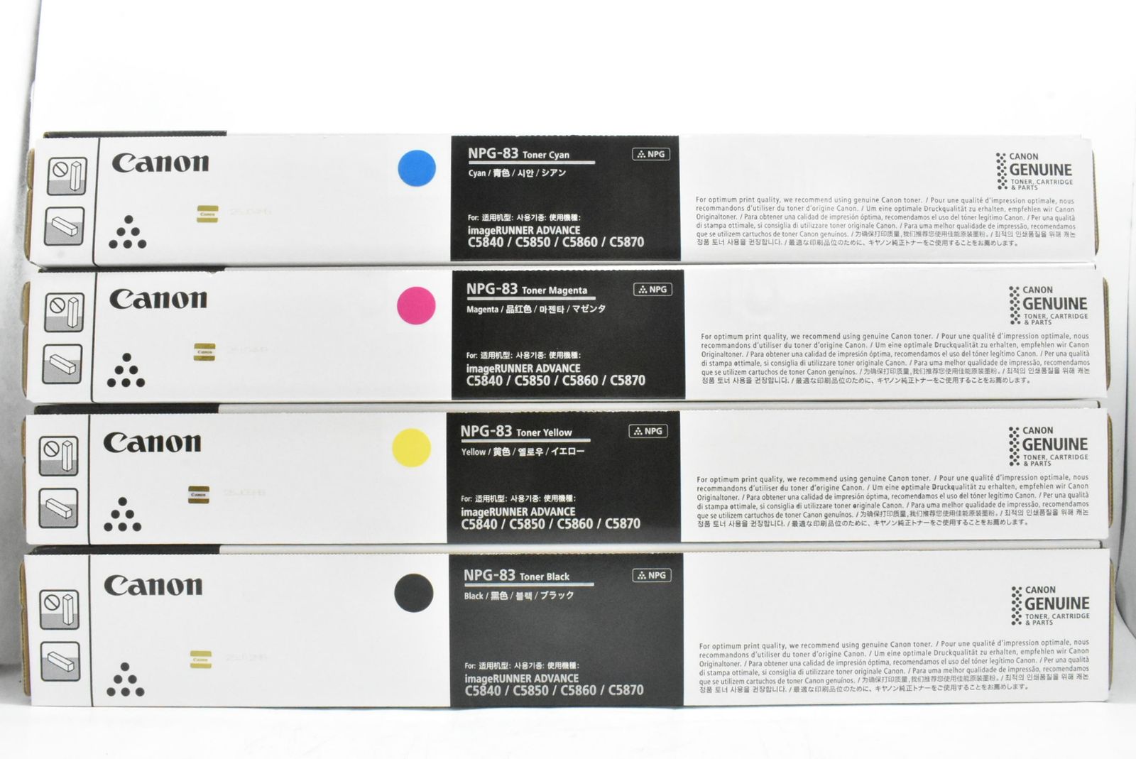 ♥ CANON トナー NPG-83 シアン マゼンタ イエロー ブラック キャノン -D-N 46-byebye