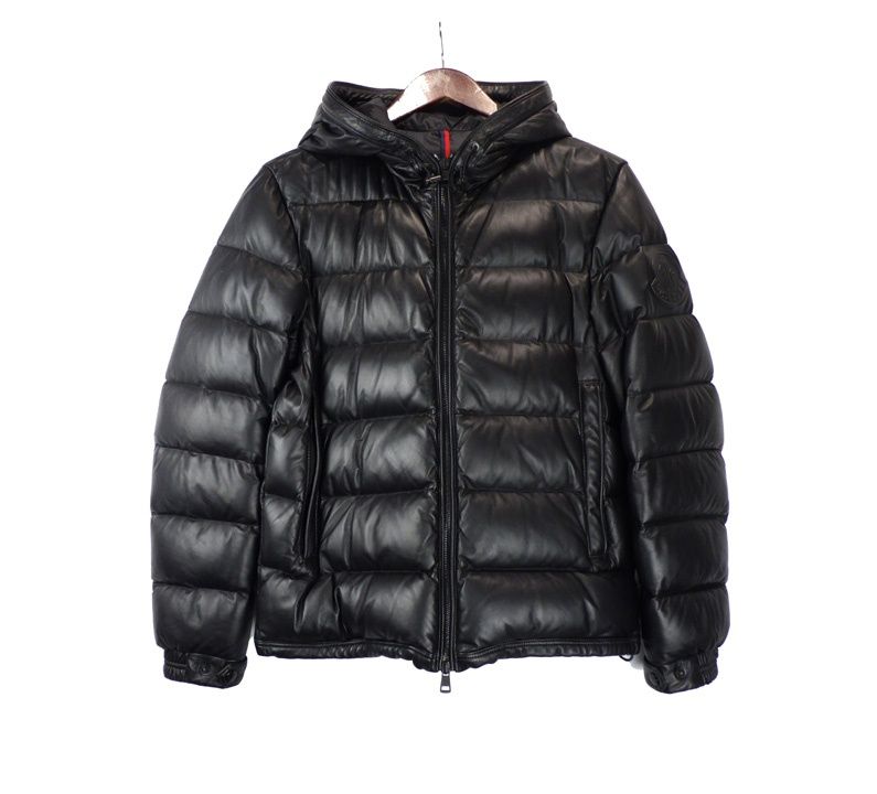 モンクレール MONCLER 50118 袖 ロゴ ラムスキン ダウン ジャケット n 10328