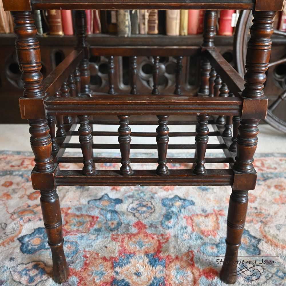 L3705-17 英国アンティーク ベンチ スツール ピアノスツール 収納