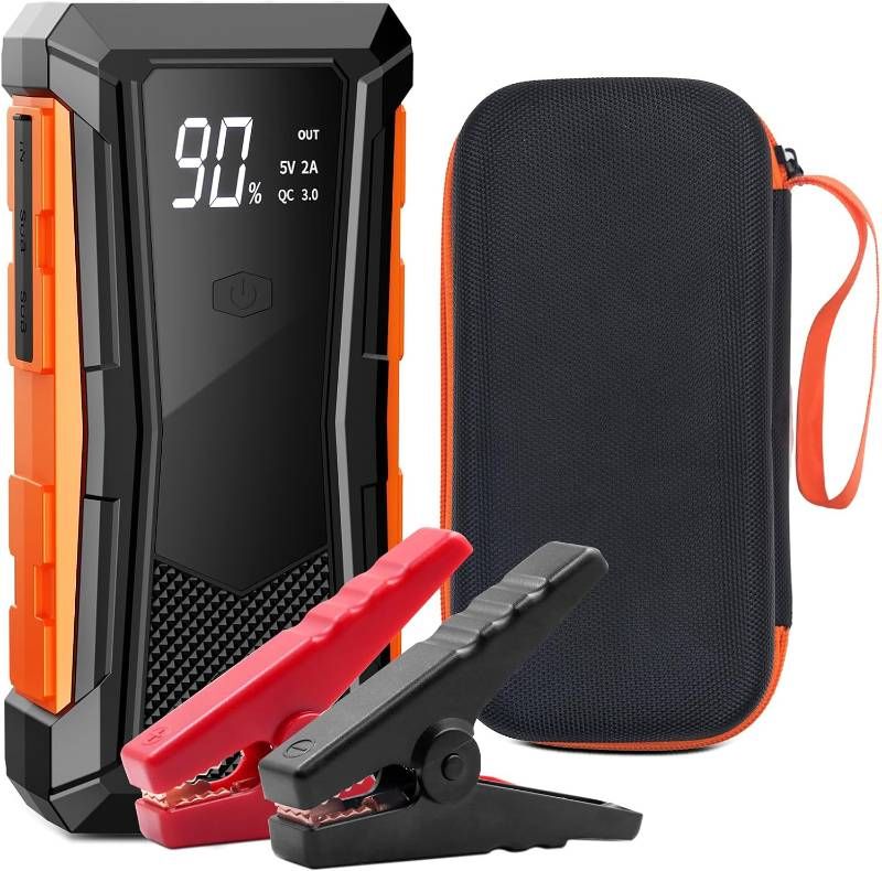 ジャンプスターター 12V車用 ンジンスターター ピーク電流2000A ジャンプスターター 12V車用 【2025革新・独創デザイン】 エンジン