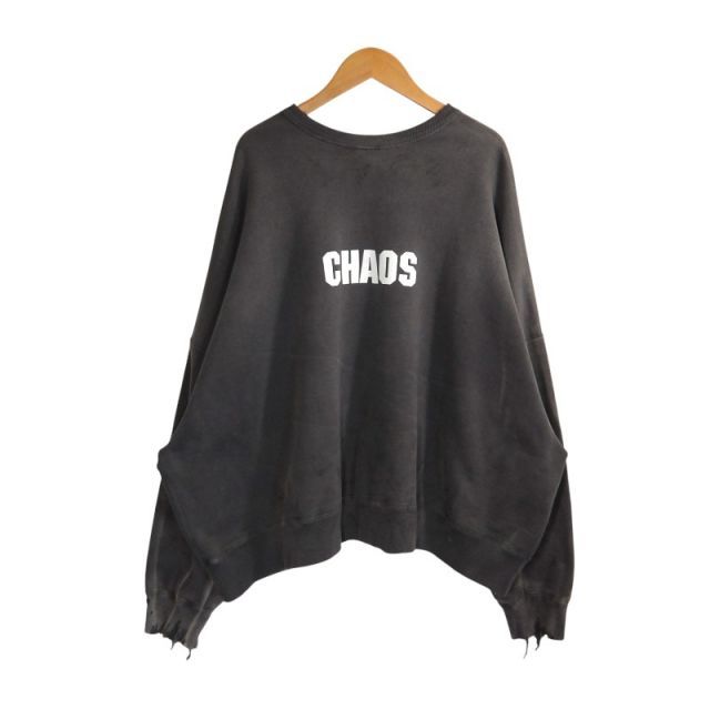 SAINT Mxxxxxx 24aw CREW SWT/CHAOS/CHARCOAL サイズL SM-YS1-0000-034