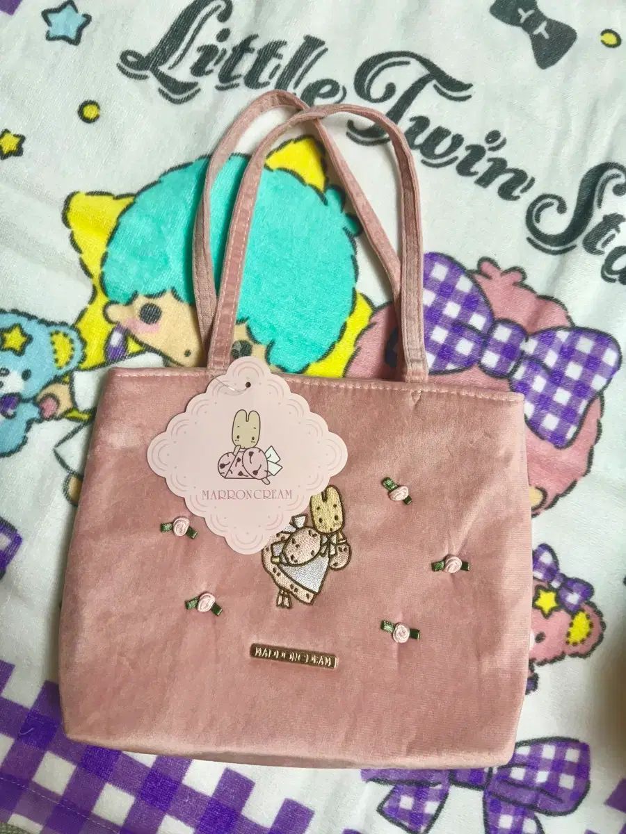 Madon Cream ピンク トートバッグ