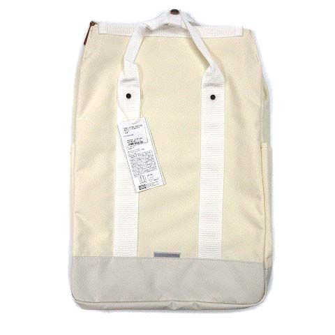 ♥品 耐久テント生地のデイバッグ リュックサック 生成 キナリ アイボリー