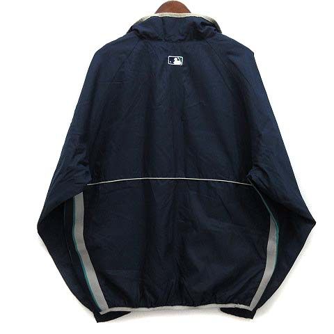 Majestic アスレチックス ハーフジップジャケット　MLB　XL 美品 マジェスティック MAJESTIC MLB シアトルマリナーズ ハーフジップ